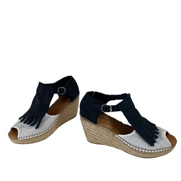 Anthropologie Naguisa Espadrille Wedge Sandals - Picture 5 of 14